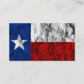 texas flag business card visitekaartje (Voorkant)
