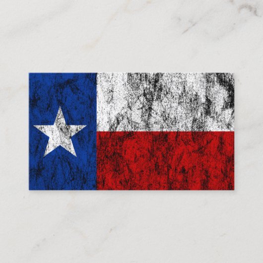 texas flag business card visitekaartje (Voorkant)