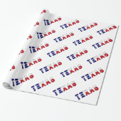 Texas Flag Cadeaupapier (Uitgerold)