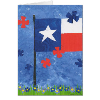 Texas Flag Card