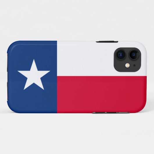 Texas Flag Case-Mate iPhone Case (Achterkant (horizontaal))