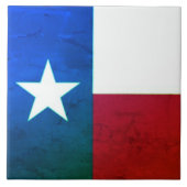 Texas Flag Ceramic Tegel Tegeltje (Voorkant)