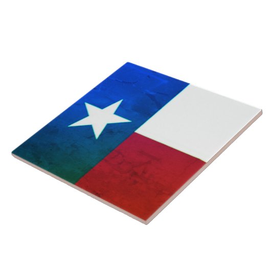 Texas Flag Ceramic Tegel Tegeltje (Zijkant)