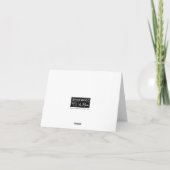 Texas Flag Country Season's Greetings Kaart (Achterkant)