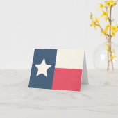 Texas Flag Country Style Wenskaart Kaart (Gele Bloem)