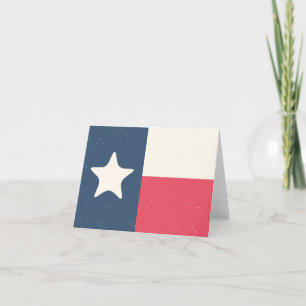 Texas Flag Country Style Wenskaart Kaart