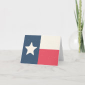 Texas Flag Country Style Wenskaart Kaart (Voorkant)