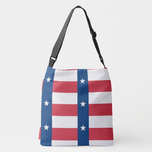 Texas Flag Cross Body Tas (Achterkant)