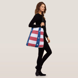 Texas Flag Cross Body Tas