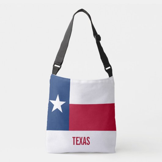 Texas Flag Crossbody Tas (Voorkant)