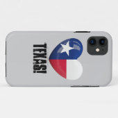 Texas Flag Cutout Case-Mate iPhone Case (Achterkant (horizontaal))