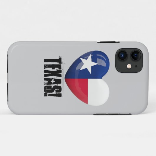 Texas Flag Cutout Case-Mate iPhone Case (Achterkant (horizontaal))