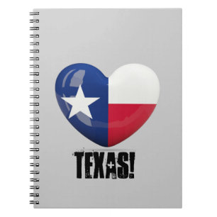 Texas Flag Cutout Notitieboek