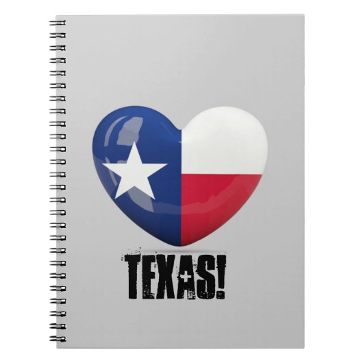 Texas Flag Cutout Notitieboek (Voorkant)