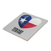 Texas Flag Cutout Tegeltje (Zijkant)