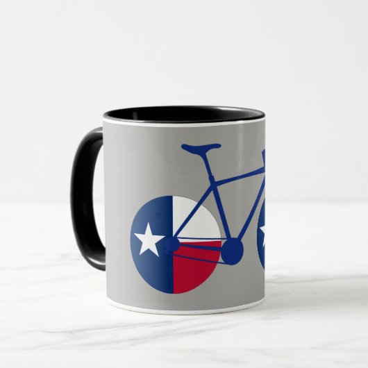 Texas Flag Cycling Mok (Voorkant links)