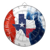 Texas Flag Dart Board Dartbord (Voorkant)