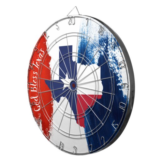 Texas Flag Dart Board Dartbord (Voorkant Rechts)