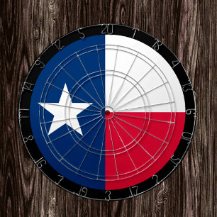 Texas Flag Dartboard & Texas game board / USA Dartbord