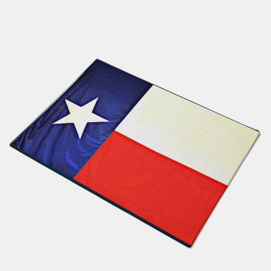 Texas Flag door Mat (Schuin)