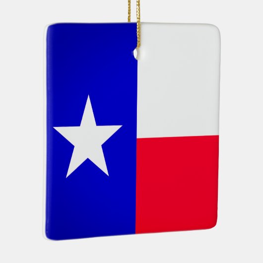 Texas Flag en Bluebonnets Ornament (Rechts)