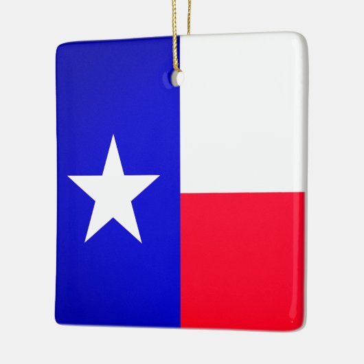 Texas Flag en Bluebonnets Ornament (Links)