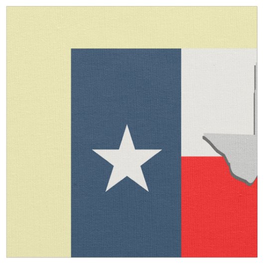 Texas Flag Fabric Stof (Close Up)