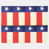 Texas Flag Fleece Blanket (Voorkant (Horizontaal))