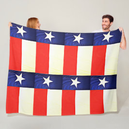 Texas Flag Fleece Blanket Deken