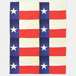 Texas Flag Fleece Blanket Deken