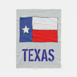 Texas Flag Fleece Deken