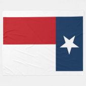 TEXAS FLAG FLEECE DEKEN (Voorkant (Horizontaal))