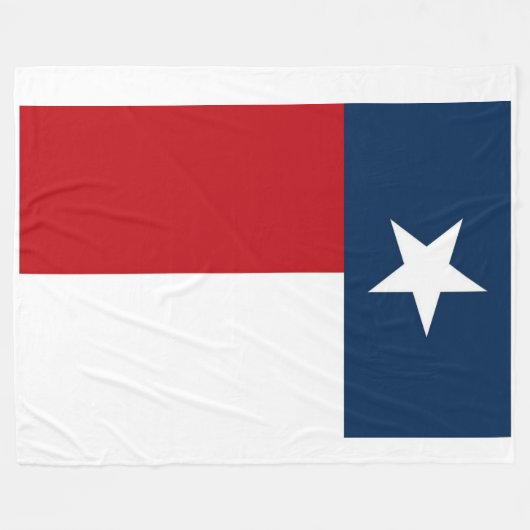 TEXAS FLAG FLEECE DEKEN (Voorkant (Horizontaal))