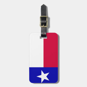 Texas Flag GEPERSONALISEERD BAGAGELABEL