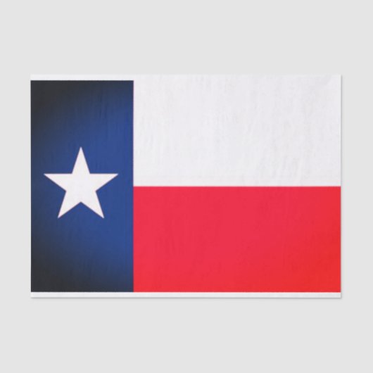 Texas Flag Gift Wrap Tissue Tissuepapier (Voorkant)