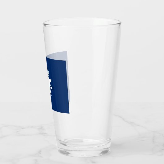 Texas Flag Glass Cup Glas (Links)