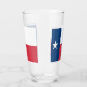 Texas Flag Glass Tumbler (Rechts)