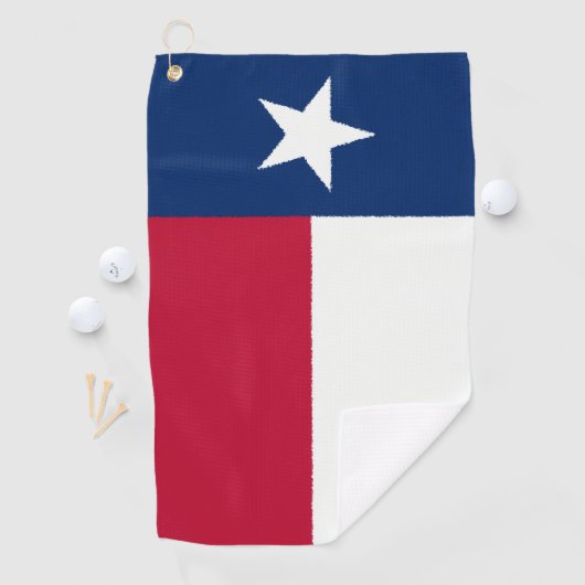 Texas Flag Golf Towel Golfhanddoek (Insitu)