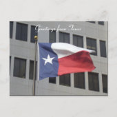 texas flag greetings briefkaart (Voorkant)