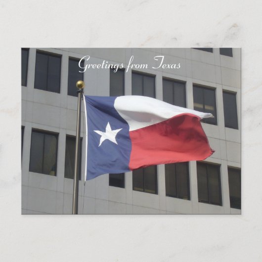texas flag greetings briefkaart (Voorkant)