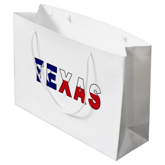 Texas Flag Groot Cadeauzakje (Achterkant Gekanteld)