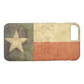 Texas Flag - Grunge Case-Mate iPhone Case (Achterkant (Horizontaal))