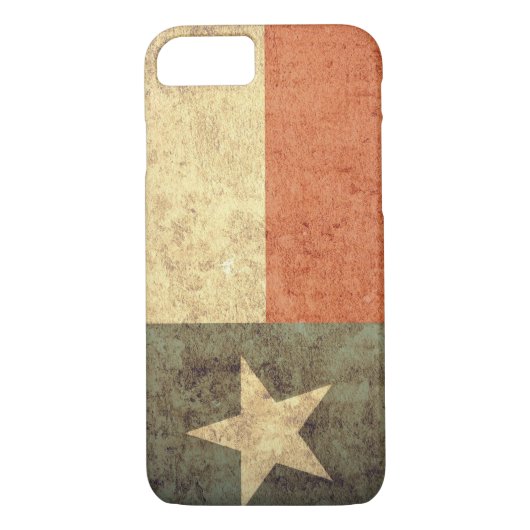 Texas Flag - Grunge Case-Mate iPhone Case (Achterkant)