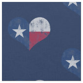  Texas Flag Hearts Stof (Close Up)