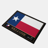 Texas Flag house mat/sport USA Deurmat (Schuin)