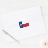 Texas FLAG International Ronde Sticker (Envelop)