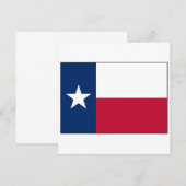 Texas Flag Kaart (Voorkant / Achterkant)
