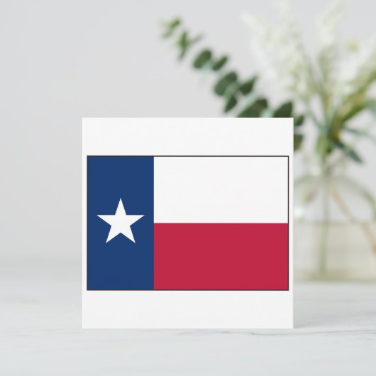 Texas Flag Kaart (Staand voorkant)
