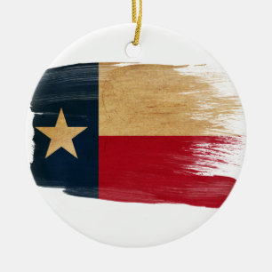 Texas Flag Keramisch Ornament