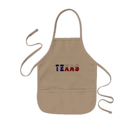 Texas Flag Kinder Schort (Voorkant)